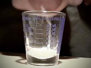 Perfekt geeignet: Schnapsglas mit ml - Skala